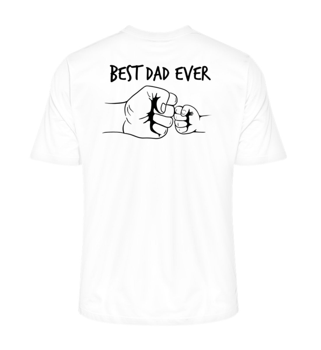 Best dad ever Backprint - Bio T-Shirt
