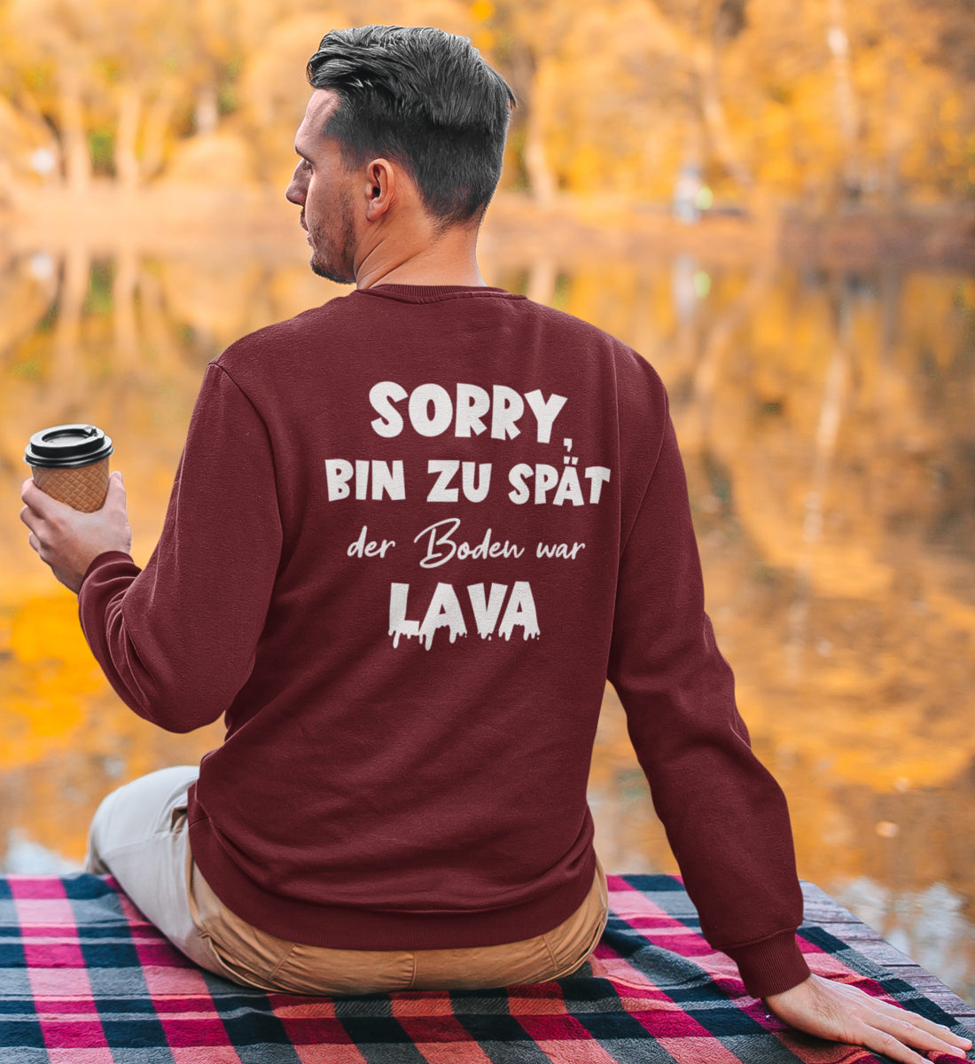 Boden ist Lava - Bio Sweatshirt