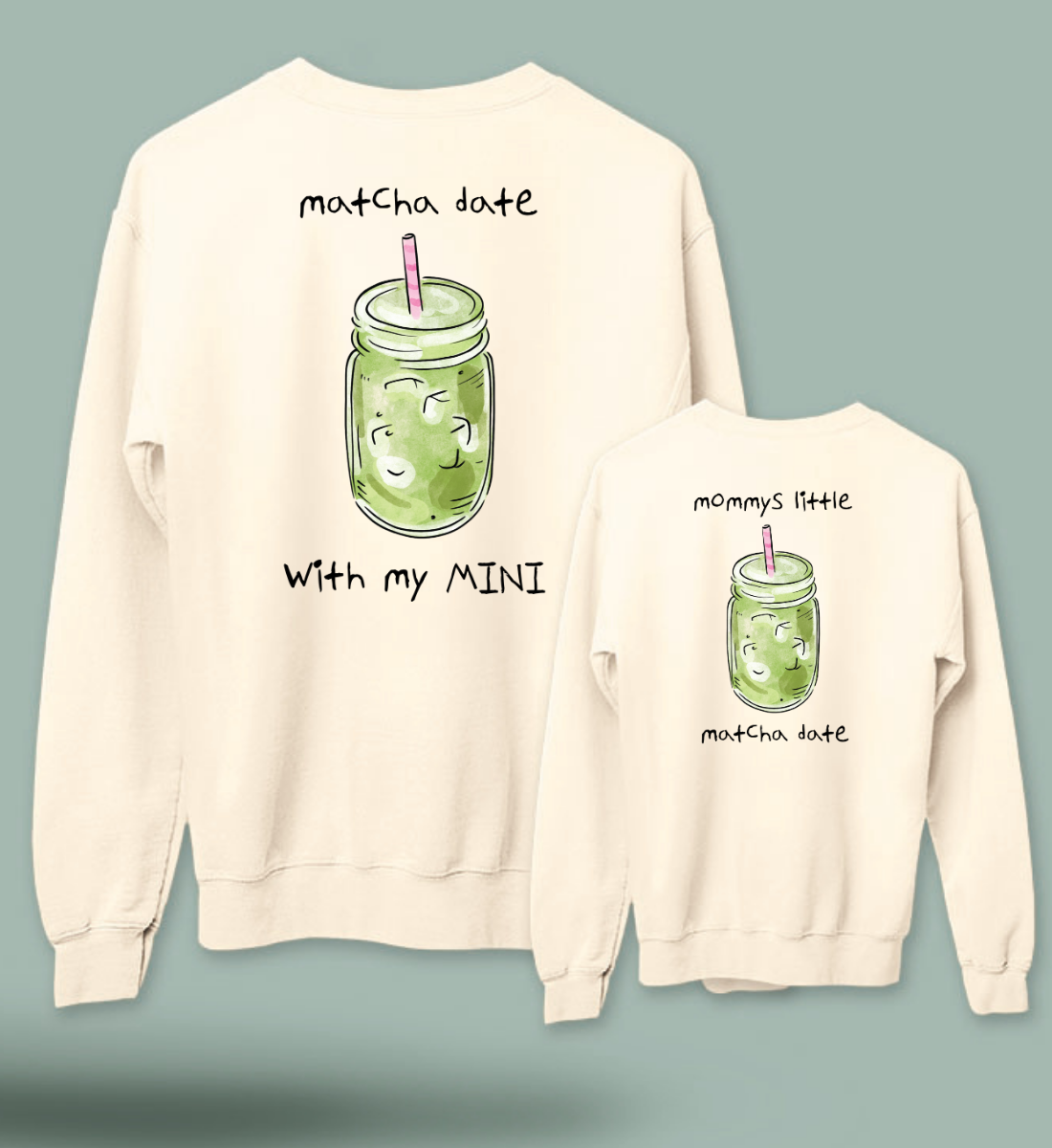 Matcha Date - Bio Kinder Sweatshirt