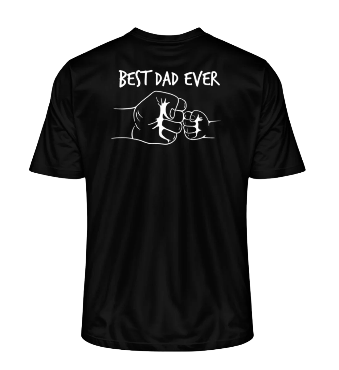 Best dad ever Backprint  - Bio T-Shirt