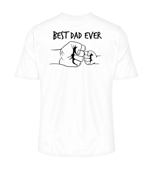 Best dad ever Backprint  - Bio T-Shirt