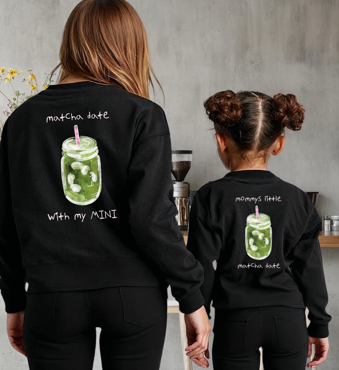 Matcha Date  - Bio Kinder Sweatshirt