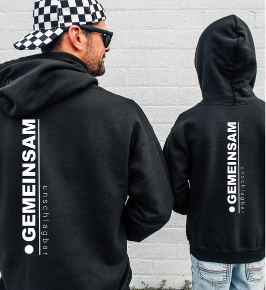 Gemeinsam unschlagbar - Bio Kinder Hoodie