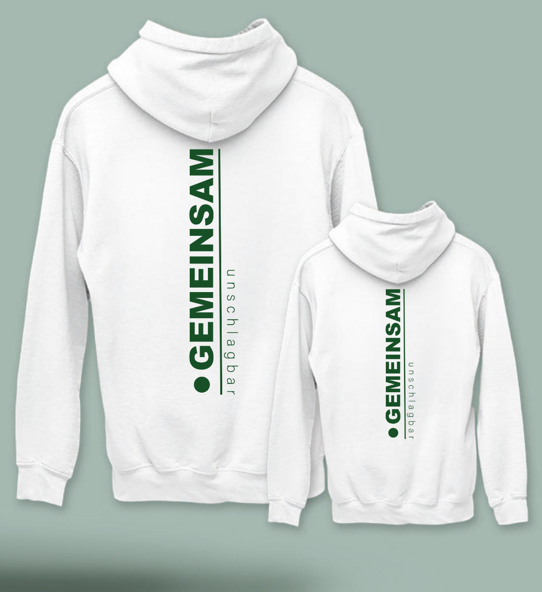 Gemeinsam unschlagbar - Bio Kinder Hoodie