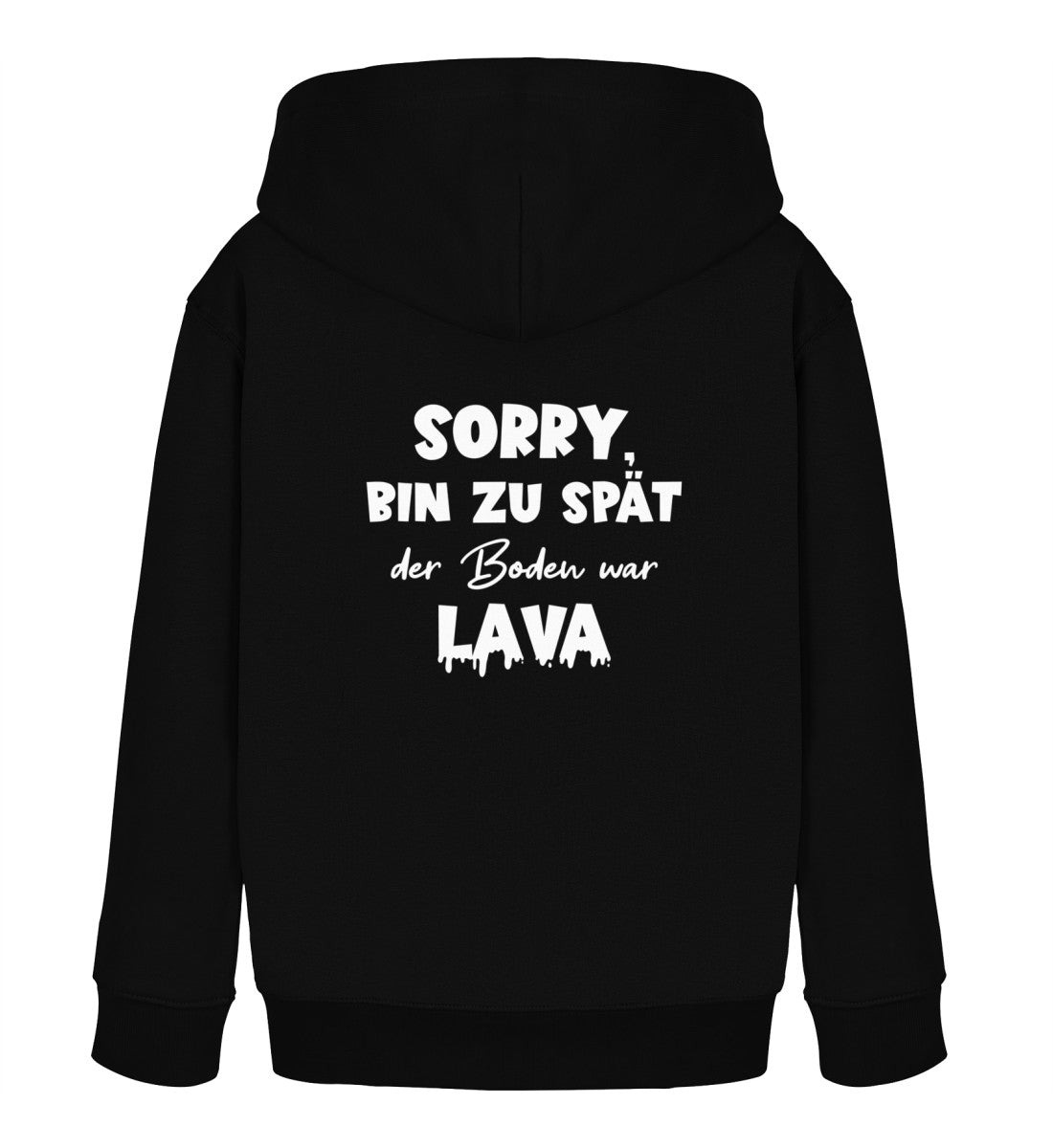 Boden ist Lava - Bio Kinder Hoodie