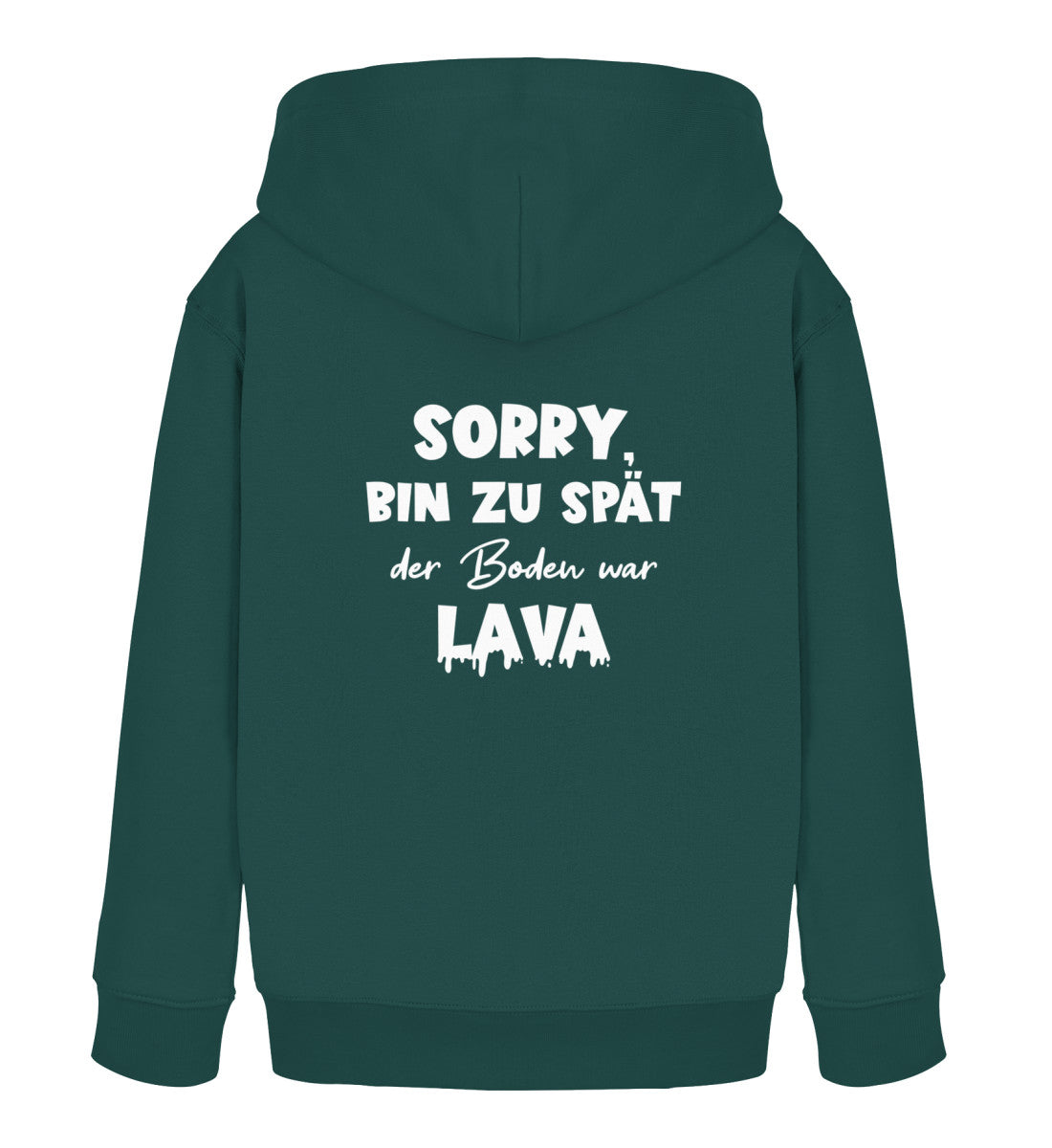 Boden ist Lava - Bio Kinder Hoodie
