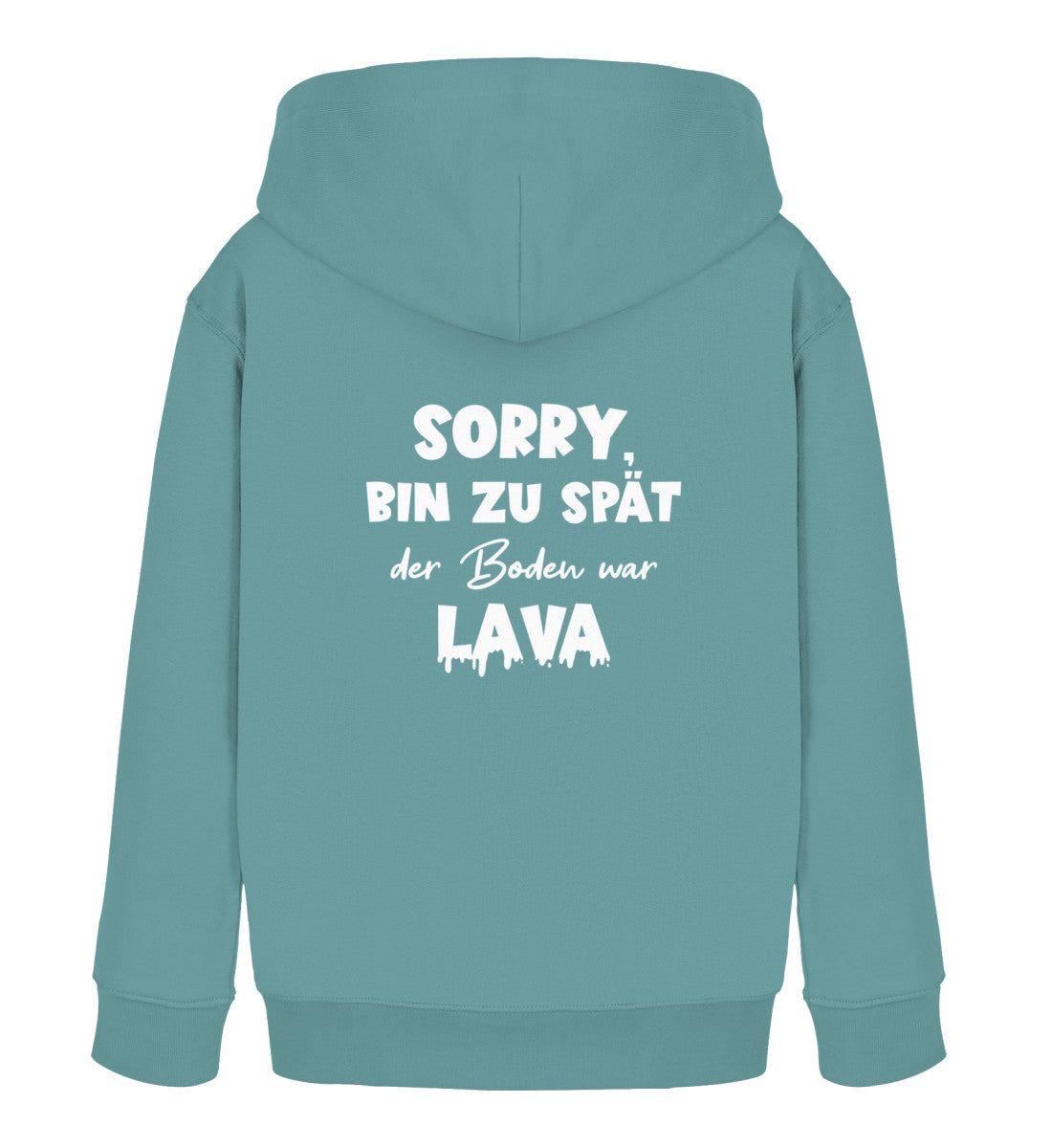 Boden ist Lava - Bio Kinder Hoodie