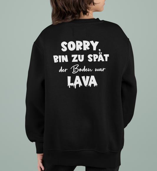 Boden ist Lava  - Bio Kinder Sweatshirt