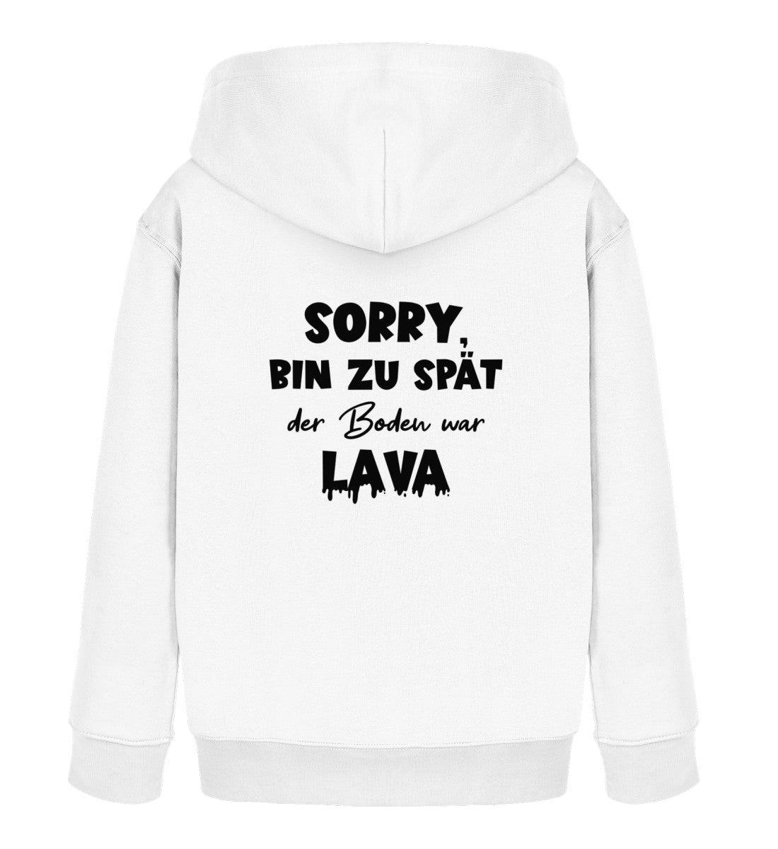Boden ist Lava - Bio Kinder Hoodie