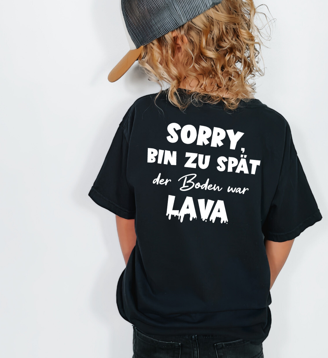 Boden ist Lava - Bio Kinder T-Shirt