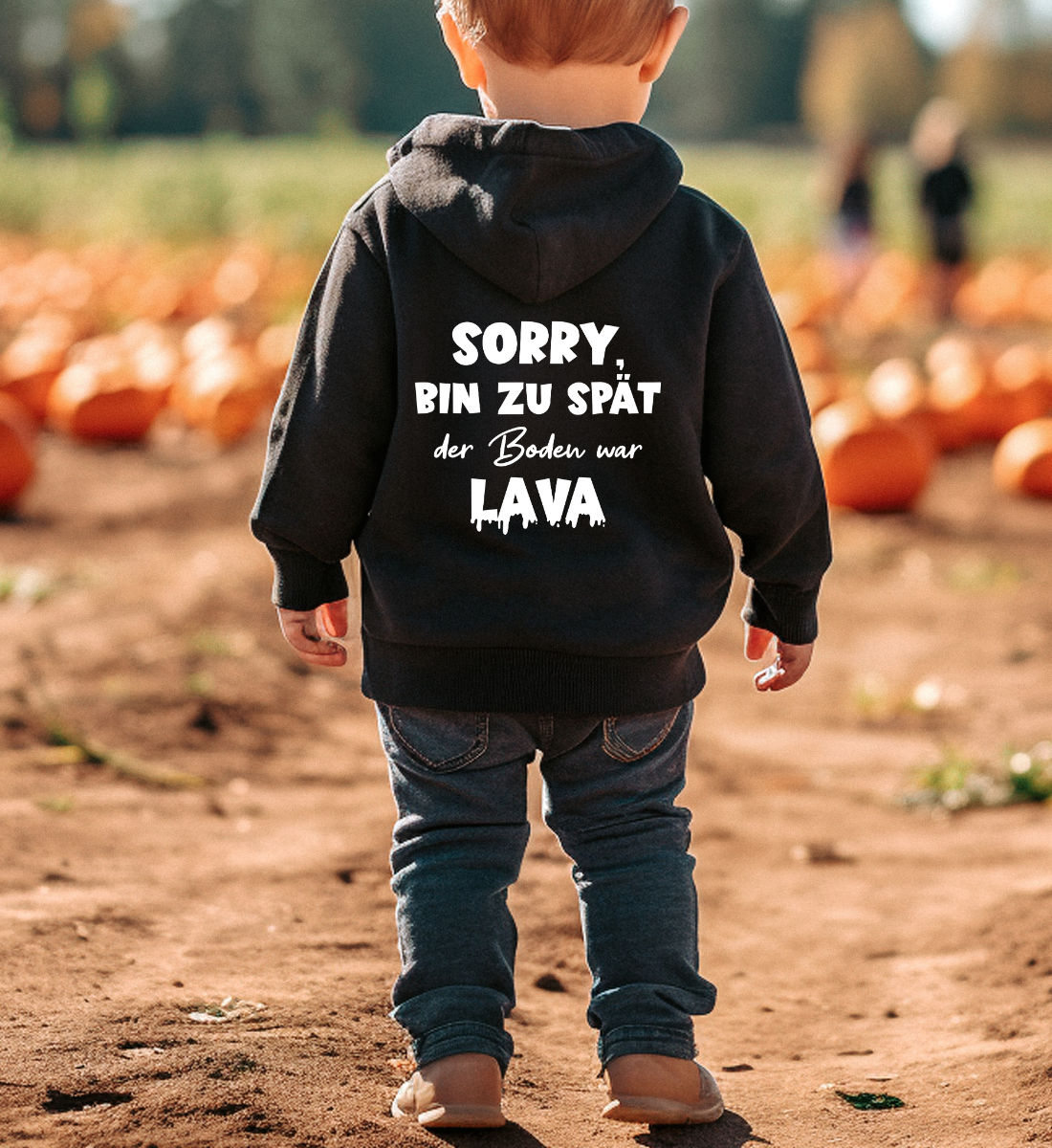 Boden ist Lava - Bio Kinder Hoodie