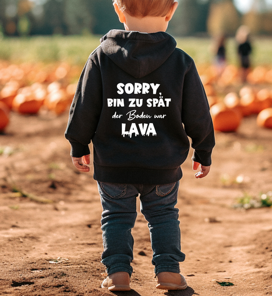 Boden ist Lava - Bio Kinder Hoodie