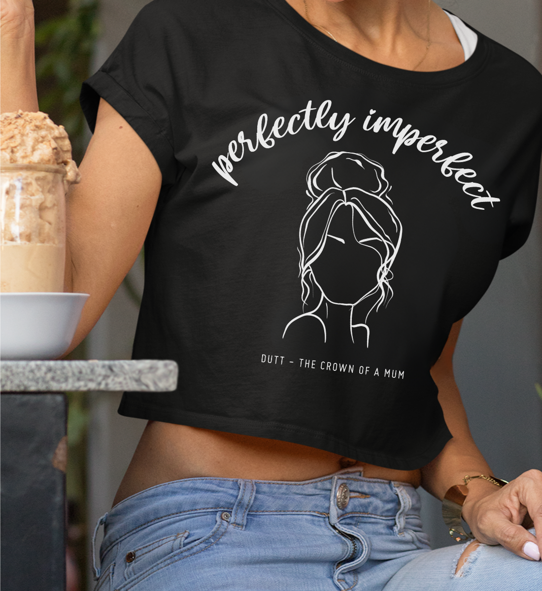 Perfectly imperfect  - Bio Crop T-Shirt