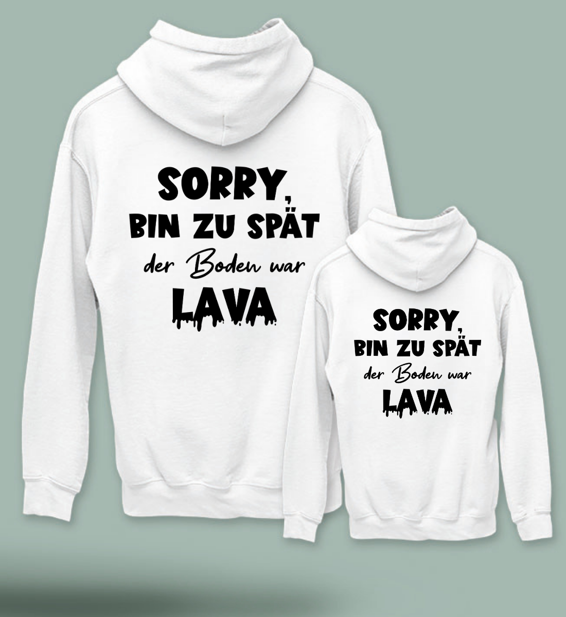 Boden ist Lava - Bio Kinder Hoodie